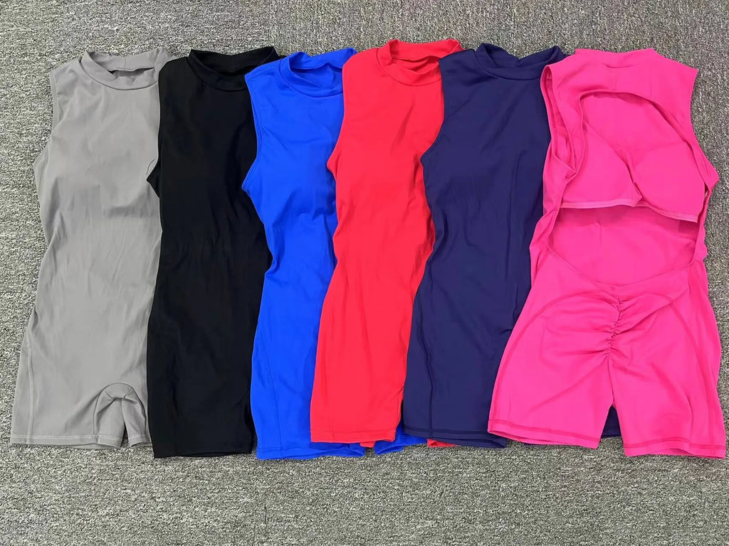 Overalls Gym Women Romper